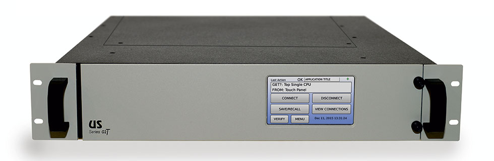MS2010A Coaxial RF Switch Matrix Front Panel (18GHz)
